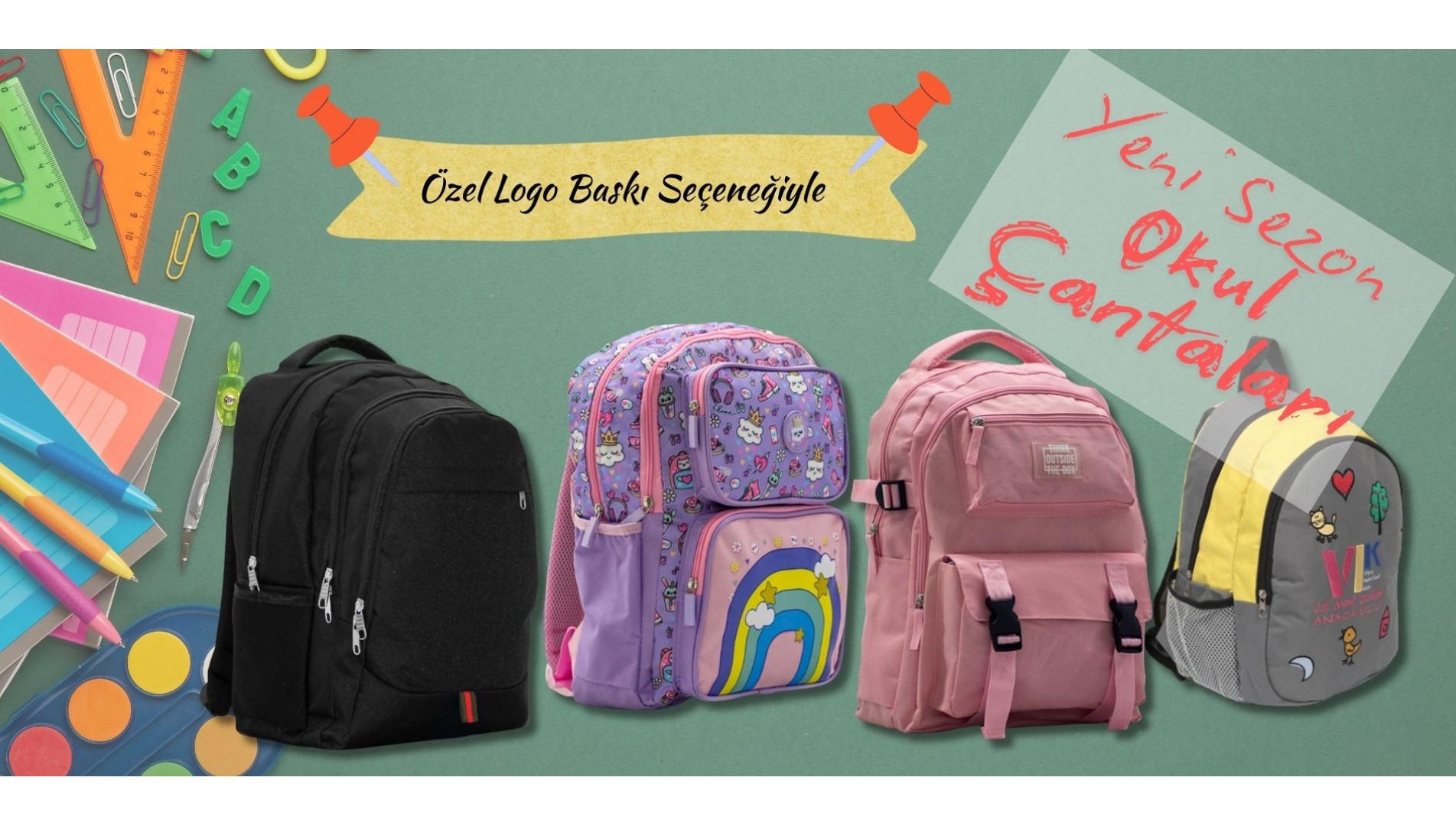 Promosyon Okul ve Kreş Çantaları